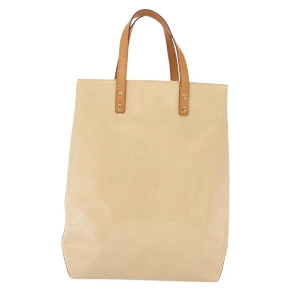 LOUIS VUITTON Vernis Reade MM Hand Bag Marshmallow Pink M91304 LV Auth 140351 - Picture 2 of 16